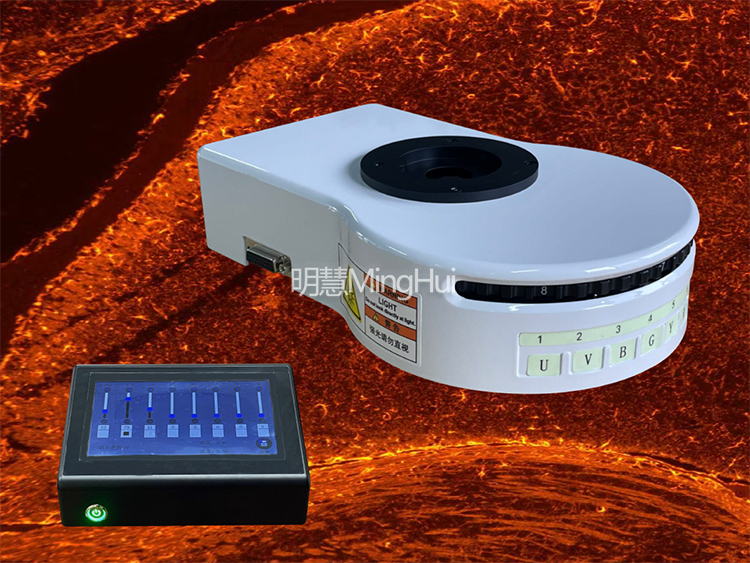 新品升級(jí)：正置電動(dòng)八孔LED熒光附件FL8-BGU-DMH，助力科研探索新視界